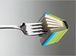 book on a fork
